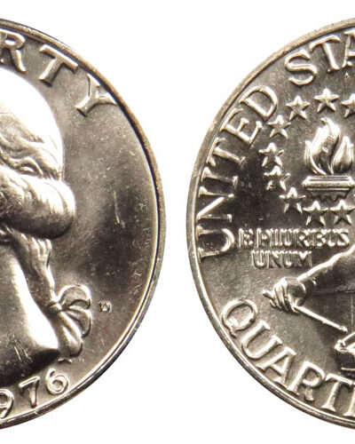 1976 d bicentennial washington quarter