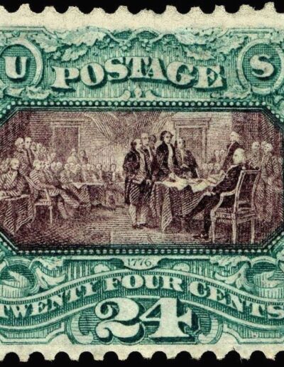 Declaration of Independence 24c 1869 issue 1