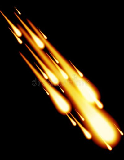 meteorite burnout night sky 27189851